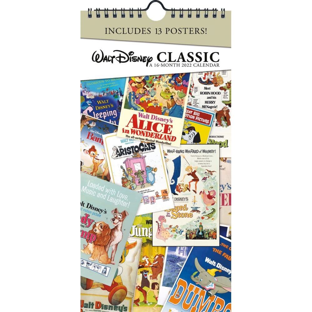 Disney Calendar 2022 Disney 2022 Mini Poster Calendar - Calendars.com