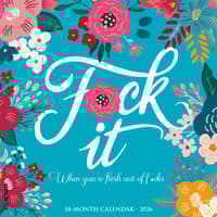 image Fck It Floral 2026 Wall Calendar Main Image