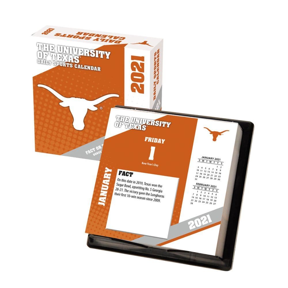 Texas Longhorns Desk Calendar