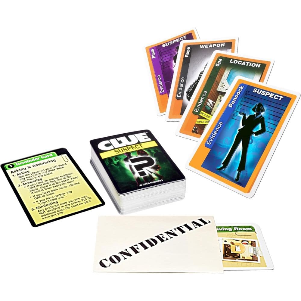 Clue Suspect Card Game Second Alternate Image