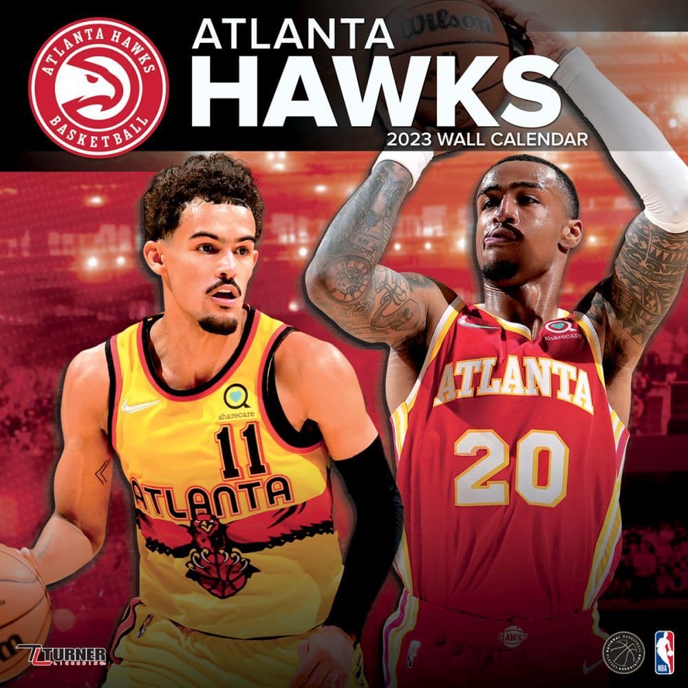 NBA Atlanta Hawks 2023 Wall Calendar 1250785745 - Basketball - Wall Calendars