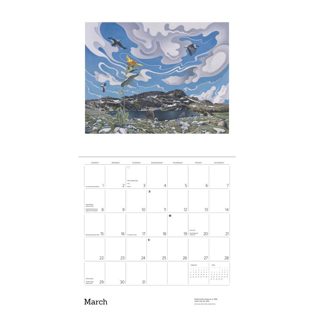 Nature Divine 2026 Wall Calendar by Phyllis Shafer Sixth Alternate Image