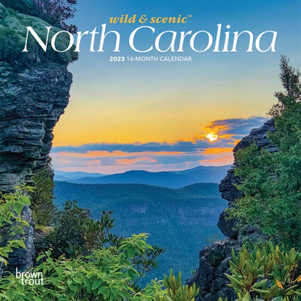 Unc 2023 Calendar North Carolina Wild And Scenic 2023 Mini Wall Calendar - Calendars.com