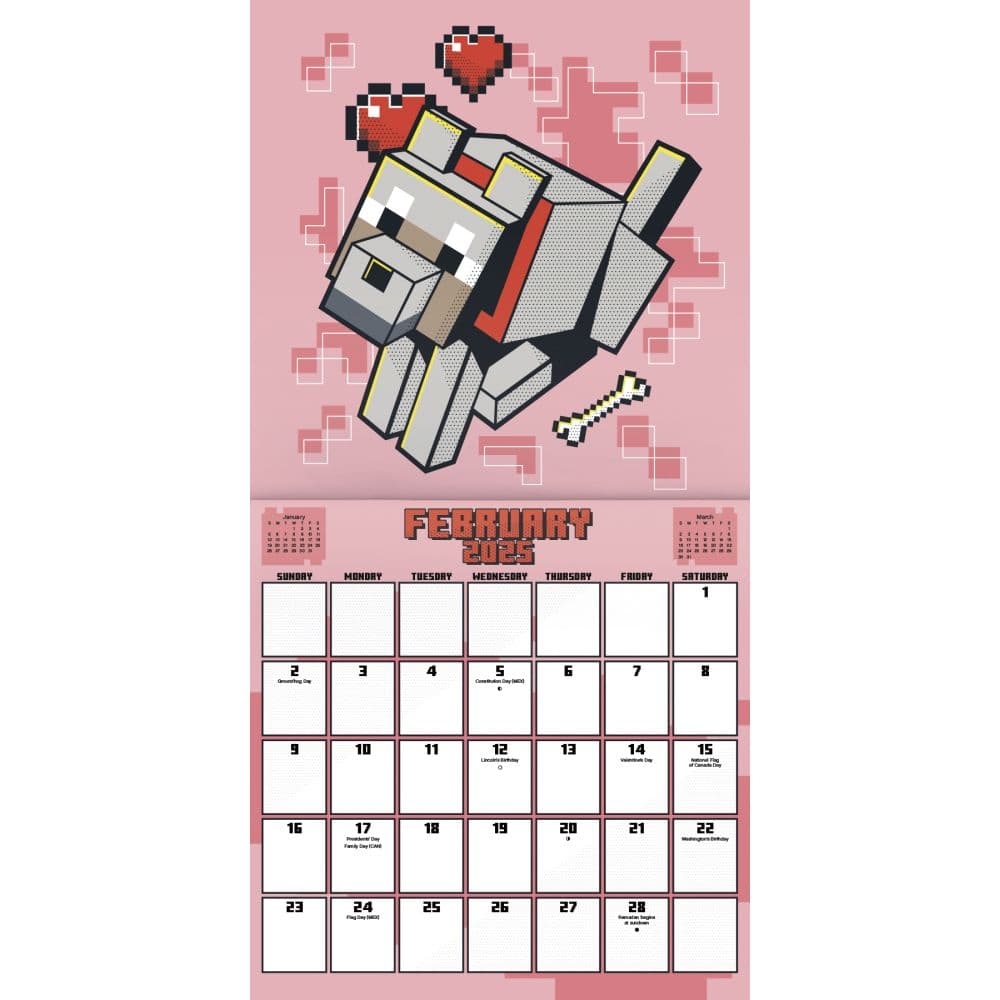 Minecraft 2025 Calendar