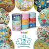 image World Map 150 Piece Round Puzzle Sixth Alternate Image