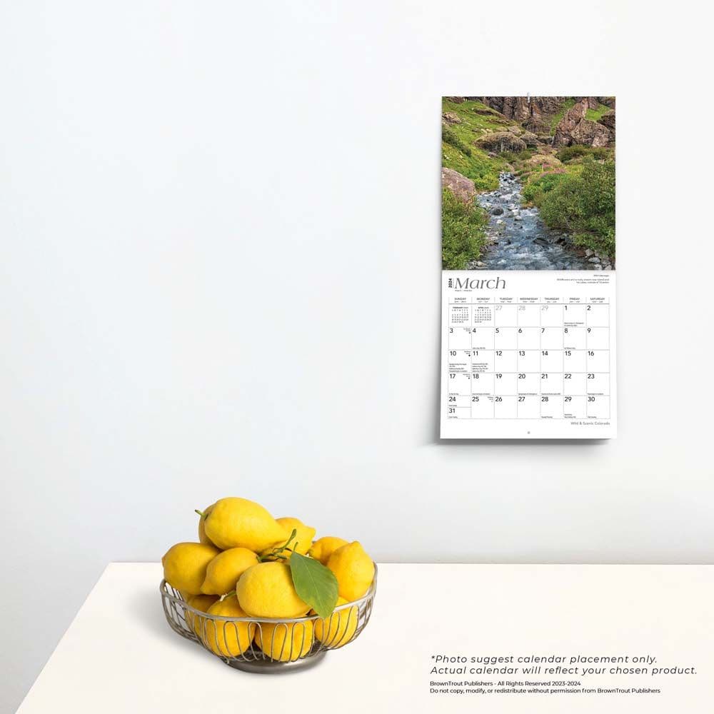 Colorado 2024 Mini Wall Calendar