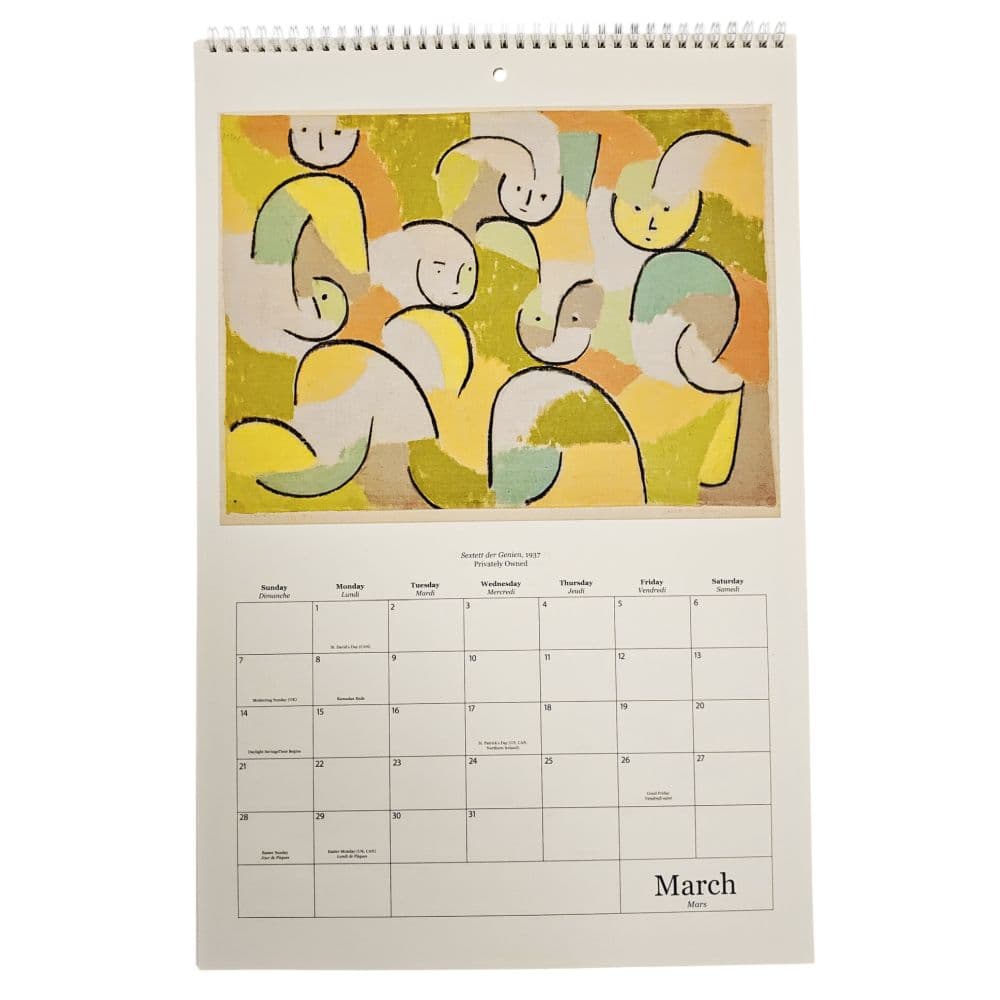 Klee Poster 2027 Wall Calendar Third Alternate Image