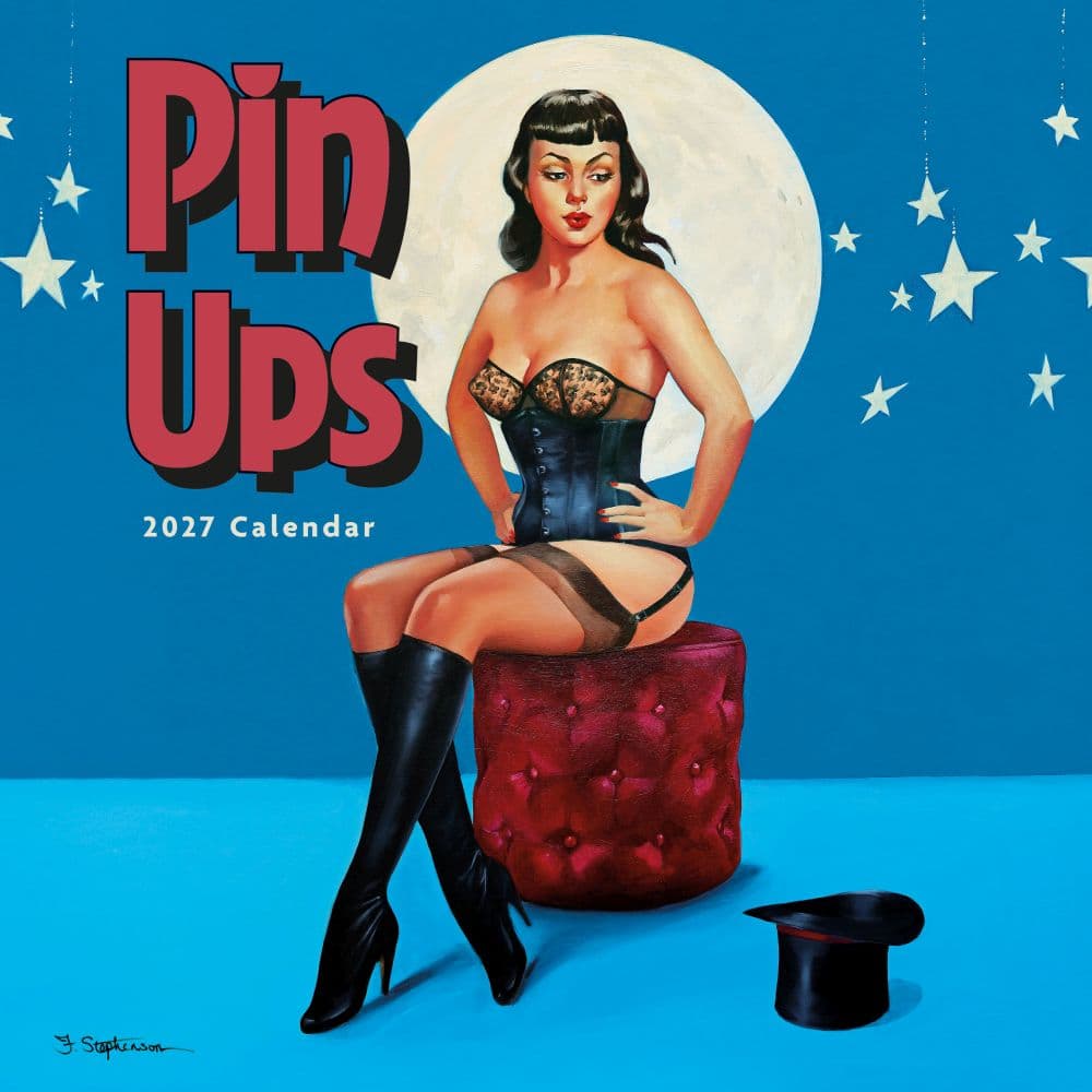 image Pin Ups 2027 Wall Calendar Main Image