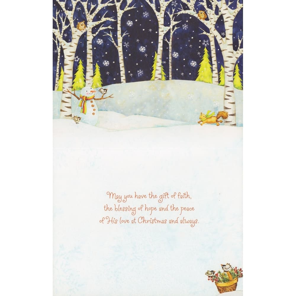 Birch & Snowmen Christmas Cards by Debi Hron Alternate Image 1