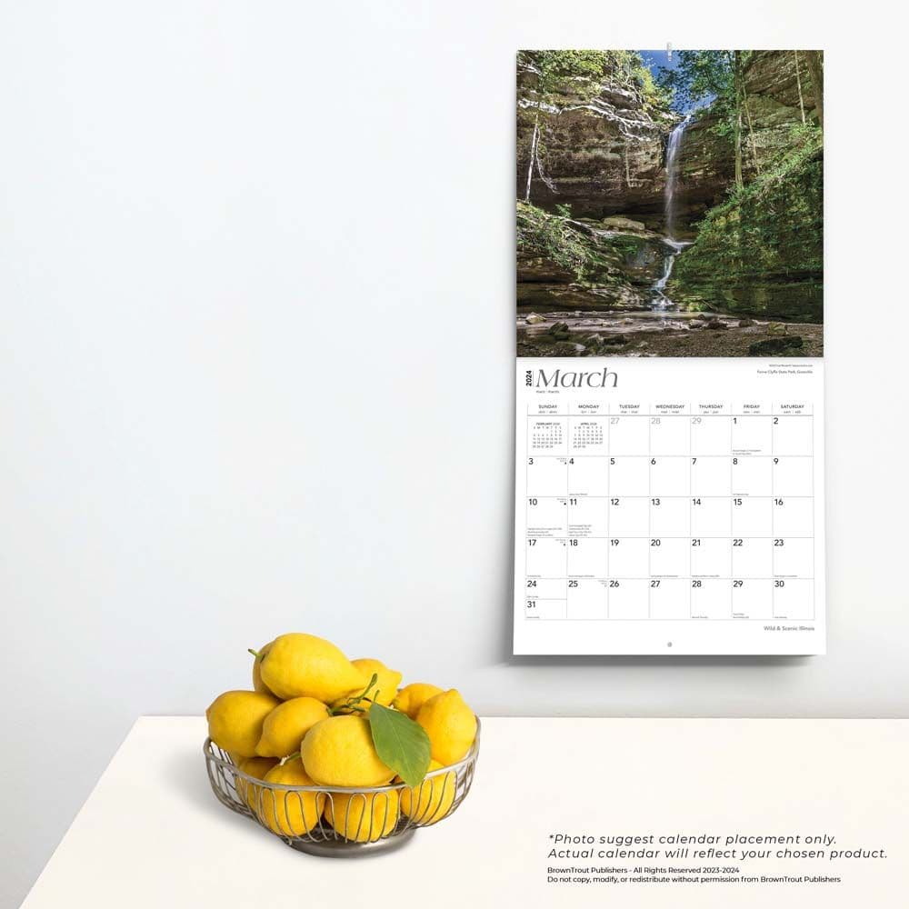 Illinois Wild and Scenic 2024 Wall Calendar Third Alternate  Image width=&quot;1000&quot; height=&quot;1000&quot;
