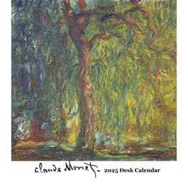 Claude Monet 2025 Easel Desk Calendar