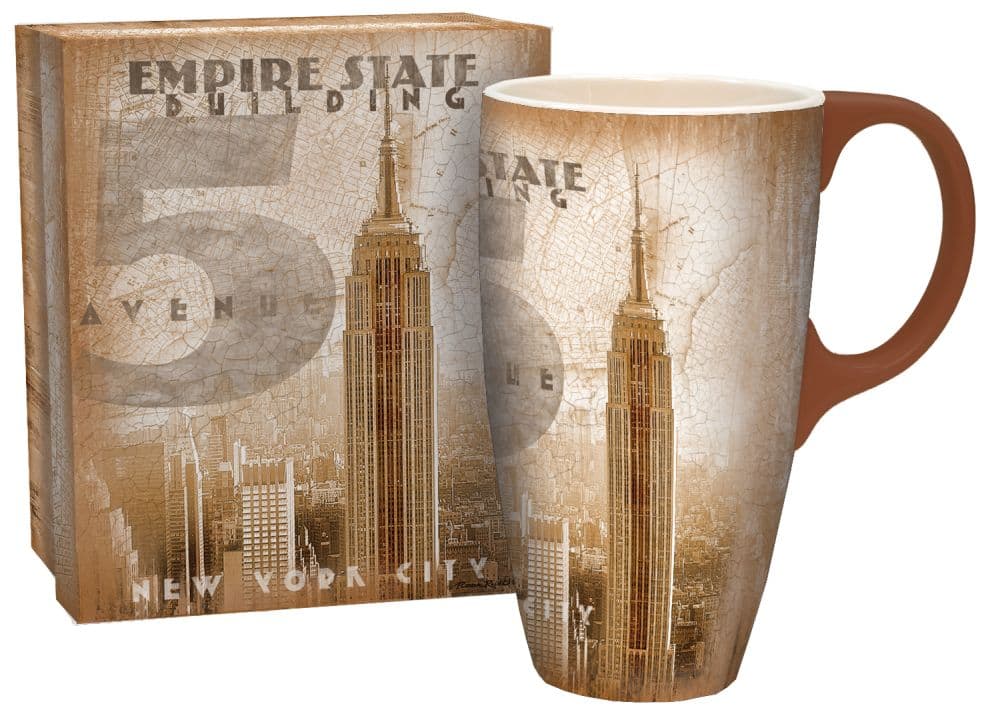 Empire State Lang Latte Mug by Patrick O'Brien
