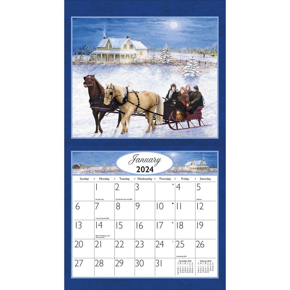 Journey Home 2024 Wall Calendar