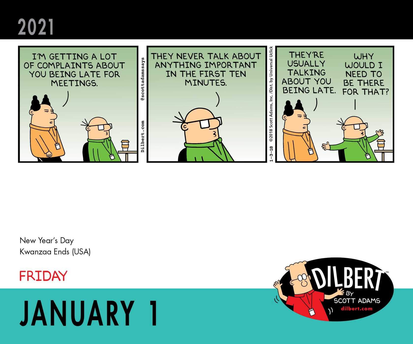 Dilbert Desk Calendar