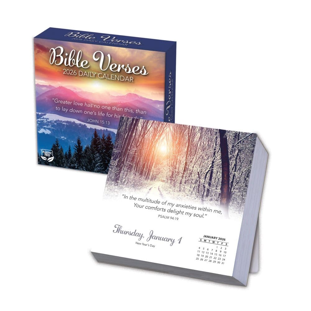 Bible Verses 2026 Desk Calendar_Main Image