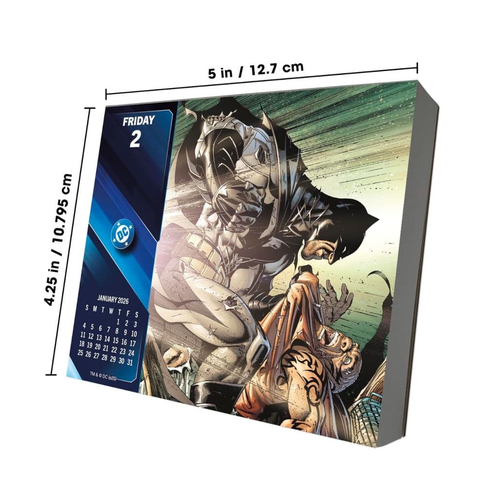 DC Comics 2026 Desk Calendar Ninth Alternate Image