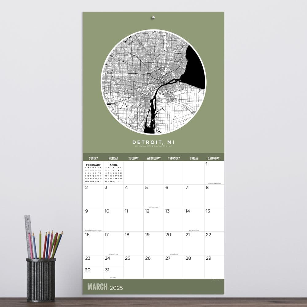 Home Michigan 2025 Wall Calendar Third Alternate Image