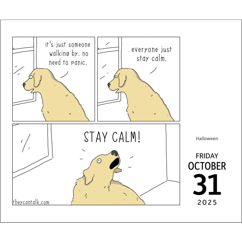They Can Talk Comic 2025 Desk Calendar Fourth Alternate Image width=&quot;1000&quot; height=&quot;1000&quot;