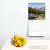 image Trains Canadian 2024 Wall Calendar on a wall