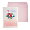 image Flamingo Quilling Birthday Card