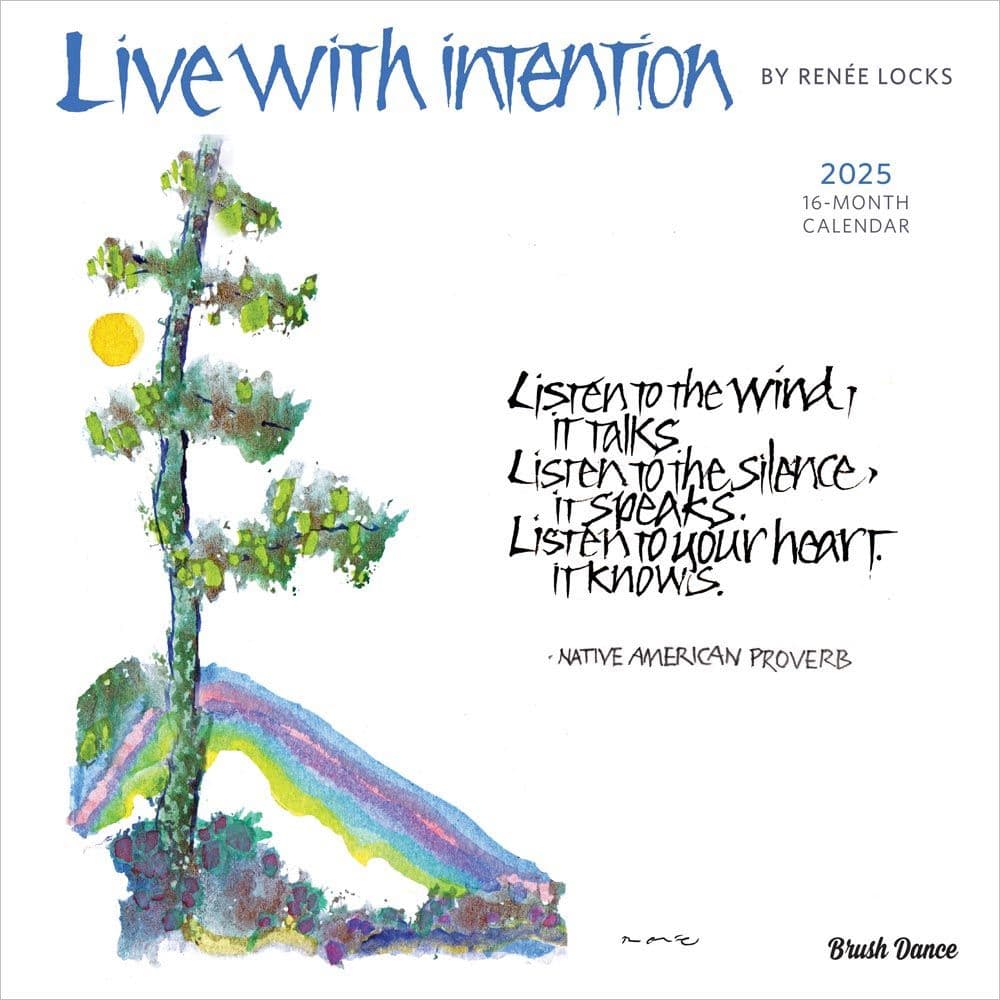 Live with Intention 2025 Wall Calendar Main Product Image width=&quot;1000&quot; height=&quot;1000&quot;