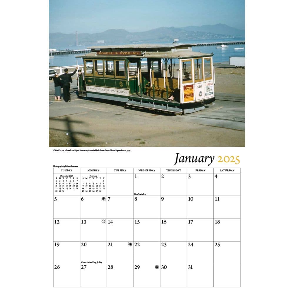 San Francisco Cable Cars 2025 Wall Calendars Second Alternate Image width=&quot;1000&quot; height=&quot;1000&quot;