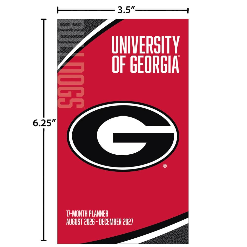 Georgia Bulldogs 2027 17 Month Pocket Planner Sixth Alternate Image