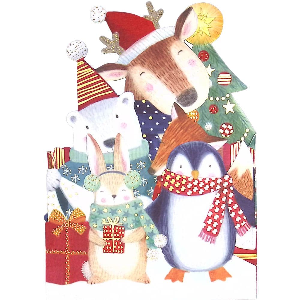 Animal Christmas Card First Alternate Image