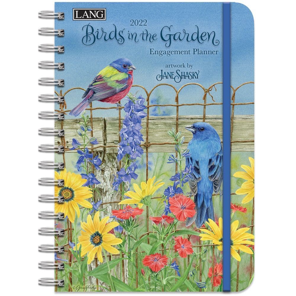 Birds In The Garden 2022 Spiral Engagement Planner