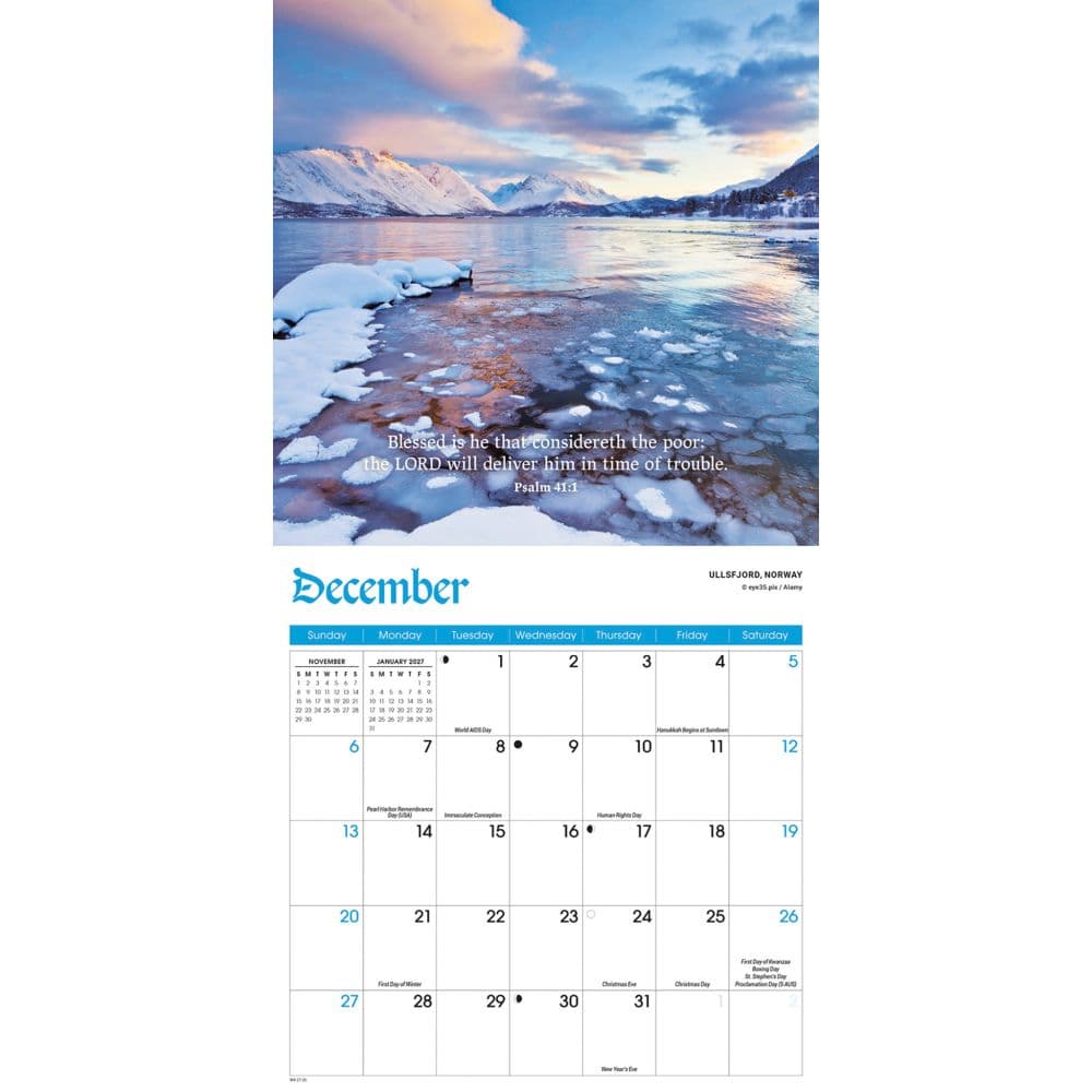Psalms Special Value 2026 Mini Wall Calendar Fourth Alternate Image