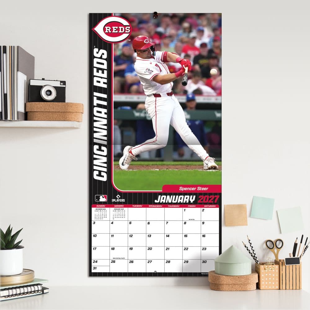MLB Cincinnati Reds 2027 Wall Calendar Fifth Alternate Image