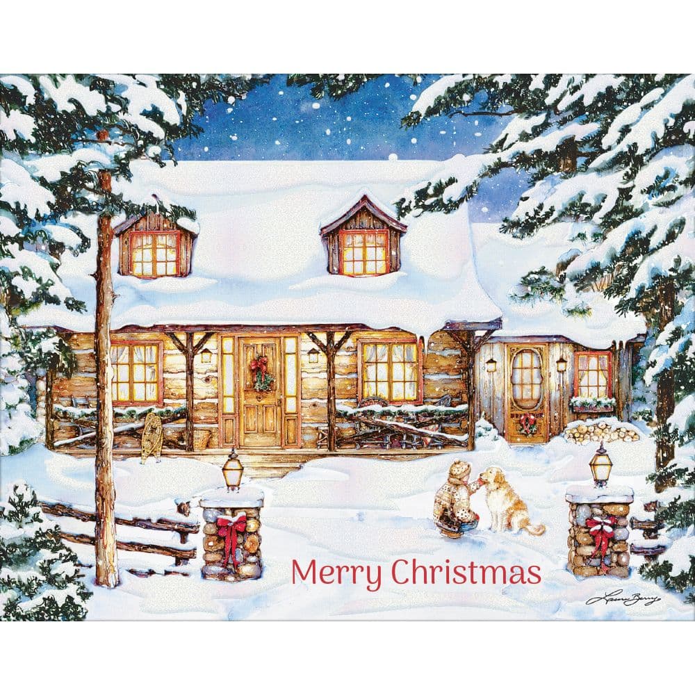 Warm Welcome by Laura Berry Boxed Christmas Cards Alt1