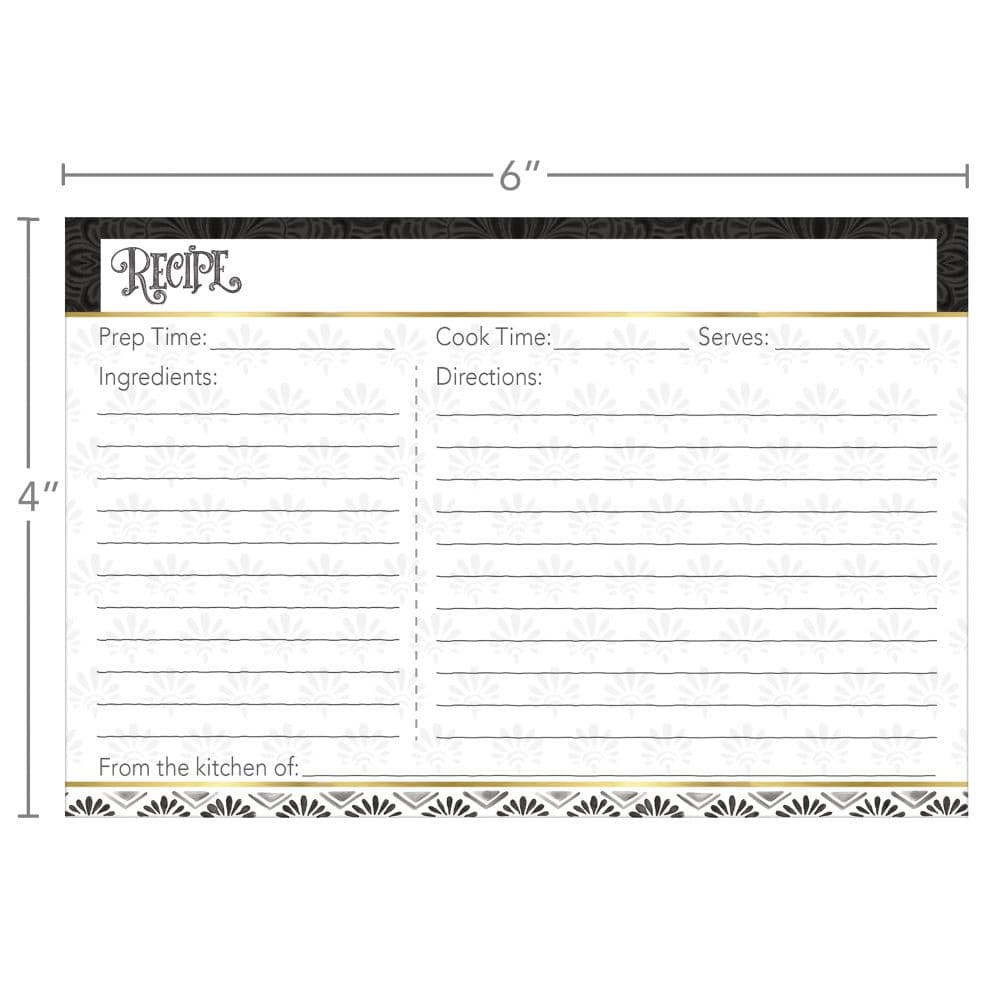 Kitchen Memories 4X6 Recipe Cards Third Alternate Image