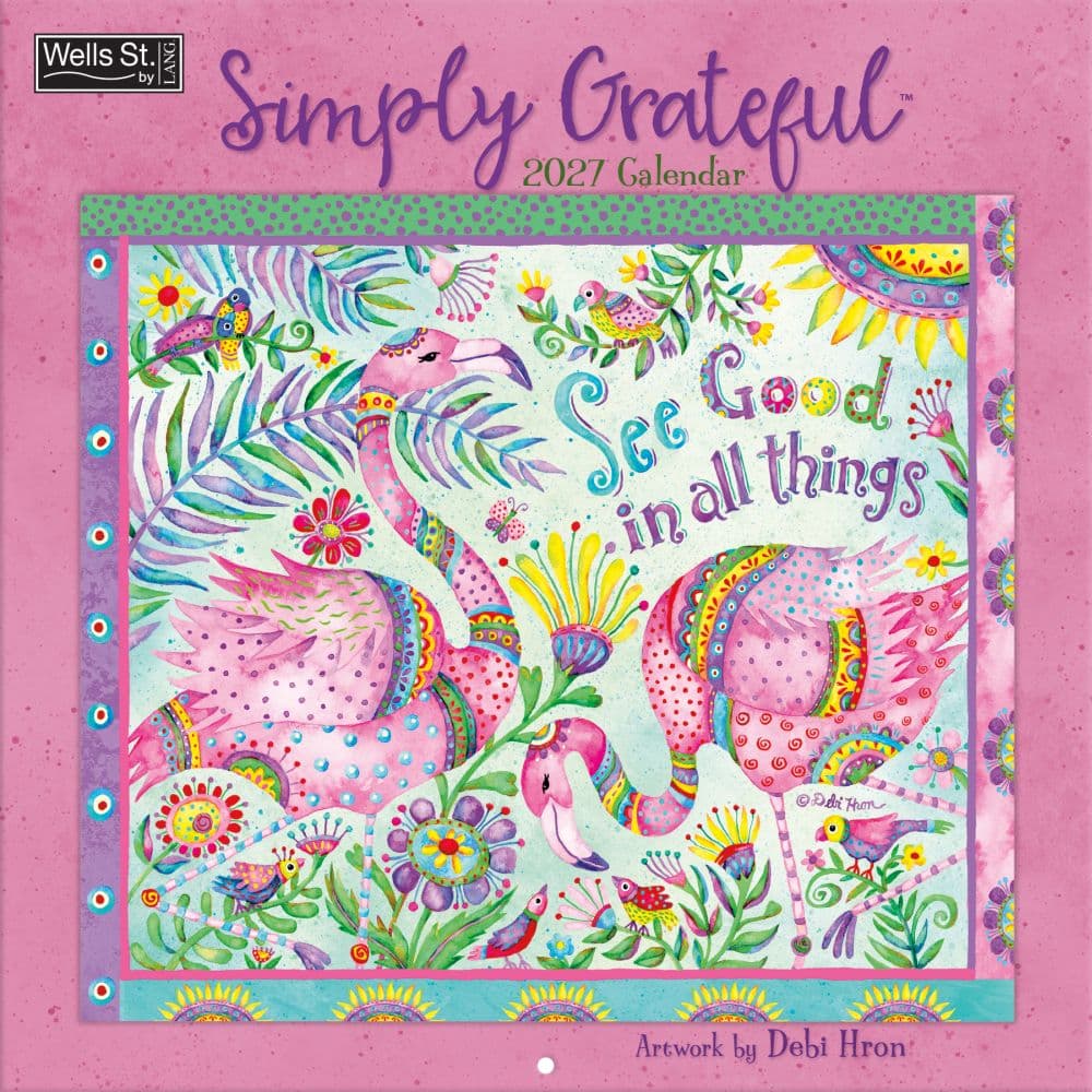image Simply Grateful 2027 Wall Calendar by Debi Hron