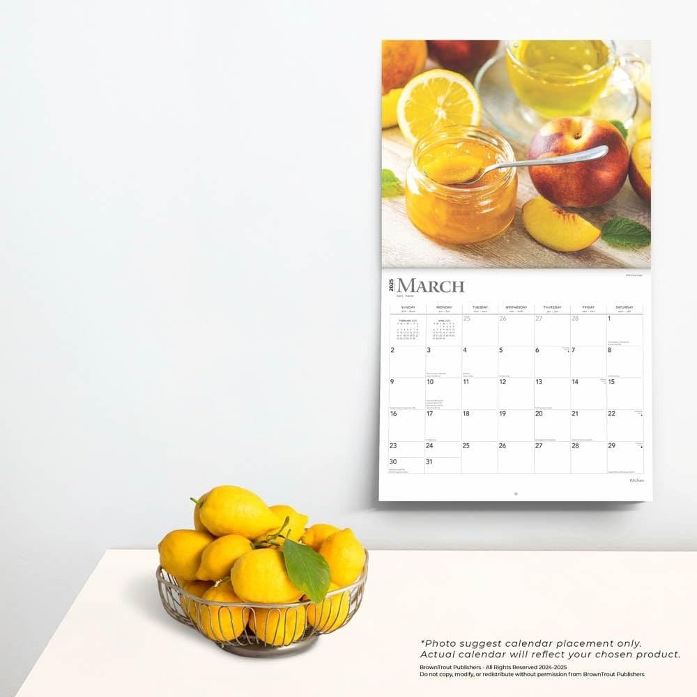 Kitchen Deluxe 2025 Wall Calendar Fourth Alternate Image