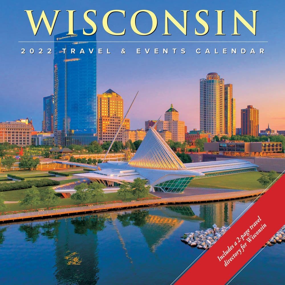 Wisconsin Schedule 2022 Wisconsin Travel And Events 2022 Wall Calendar - Calendars.com