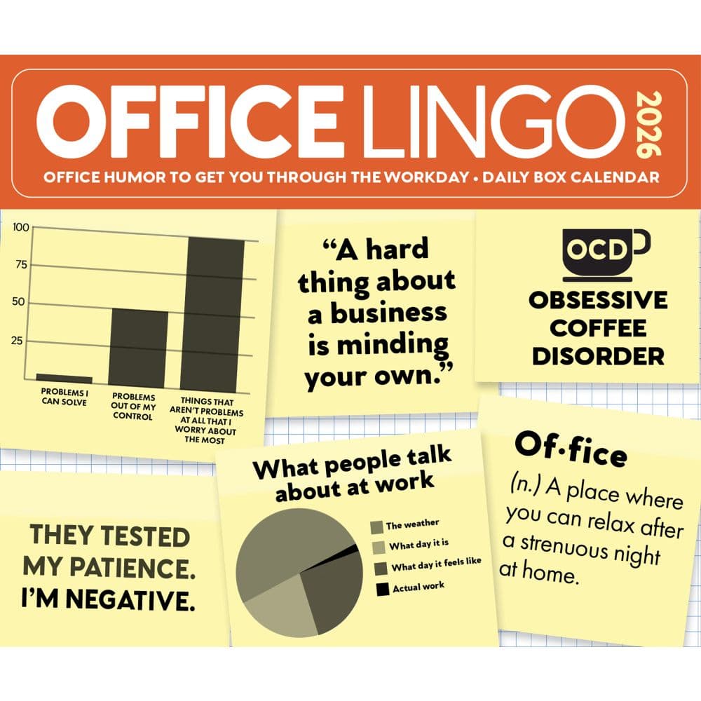 Office Lingo 2026 Desk Calendar Fourth Alternate Image