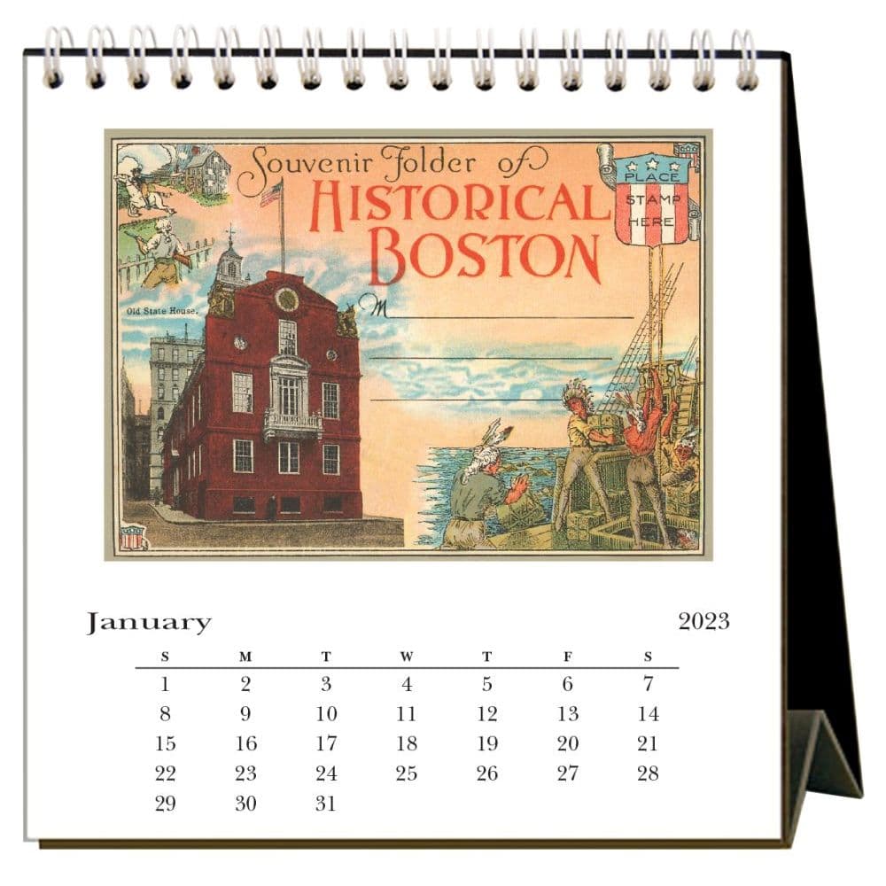 Boston 2023 Desk Calendar - Calendars.com Boston 2023 Desk Calendar - Calendars.com