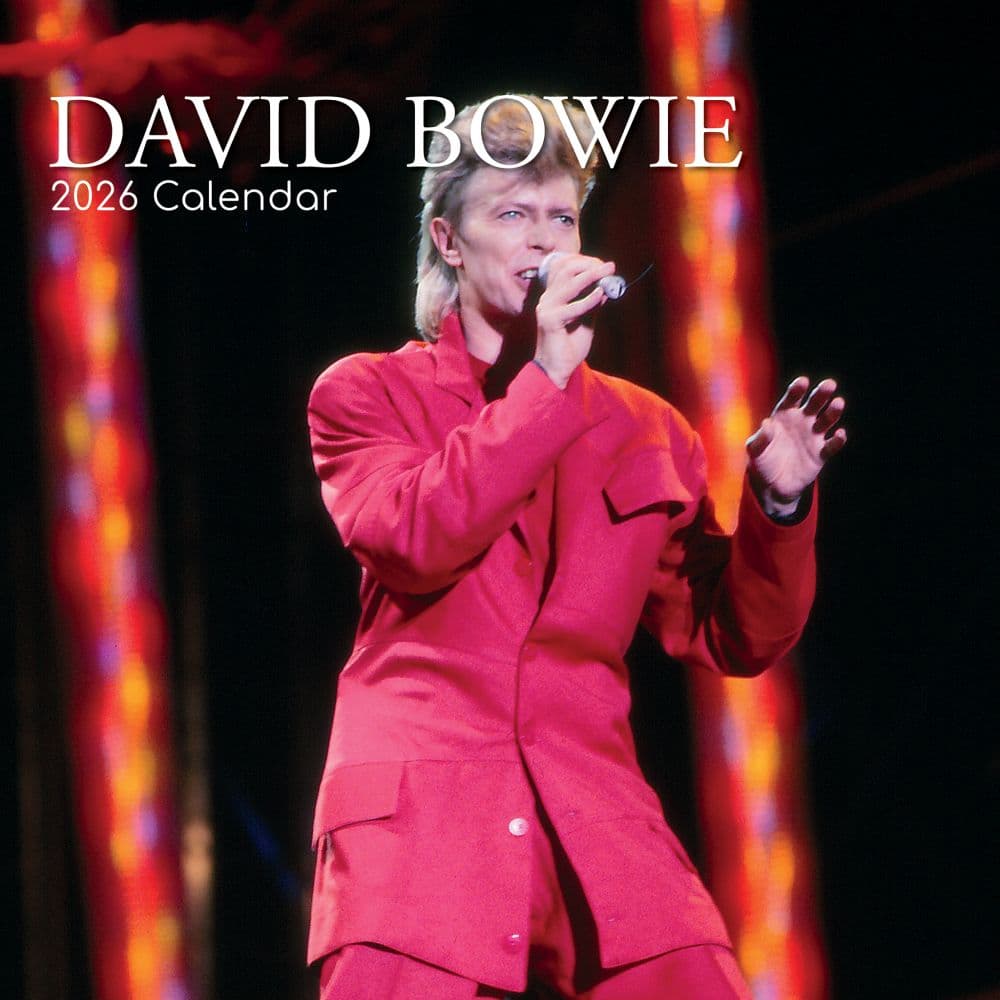 David Bowie 2026 Wall Calendar  Main Image