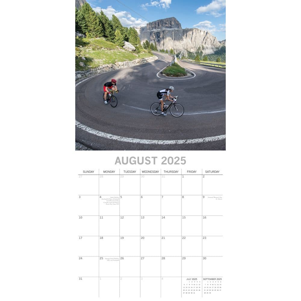 Cycling 2025 Wall Calendar