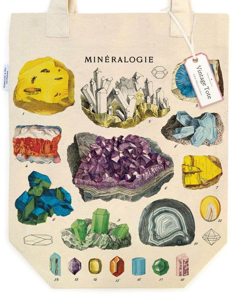 Cavallini Papers & Co. Mineralogie Tote Bag