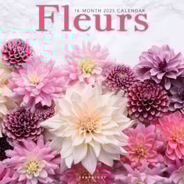 Fleurs 2025 Wall Calendar