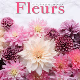 Fleurs 2025 Wall Calendar