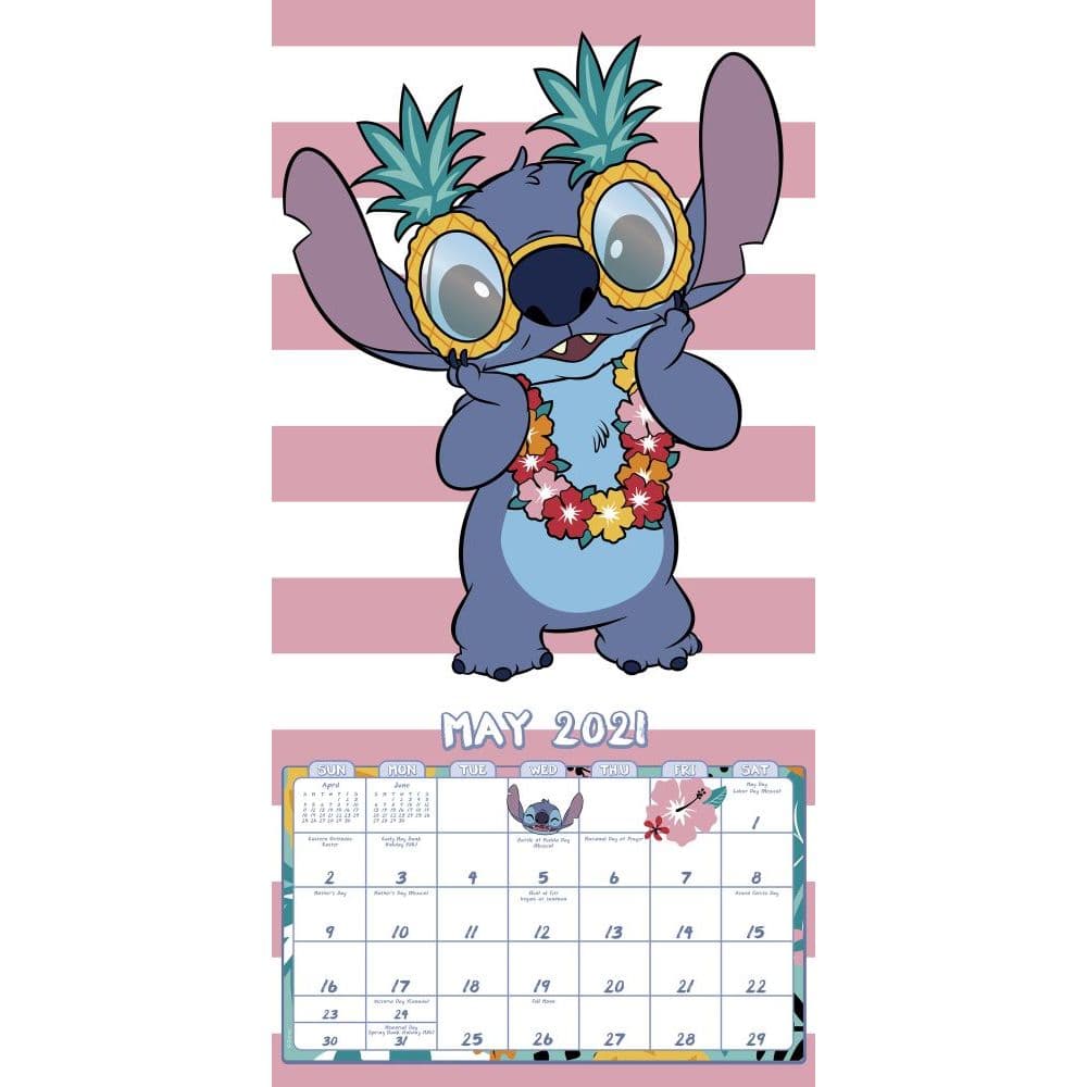 Stitch Disney Wall Calendar