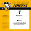 image NHL Pittsburgh Penguins 2027 Desk Calendar Second Alternate Image