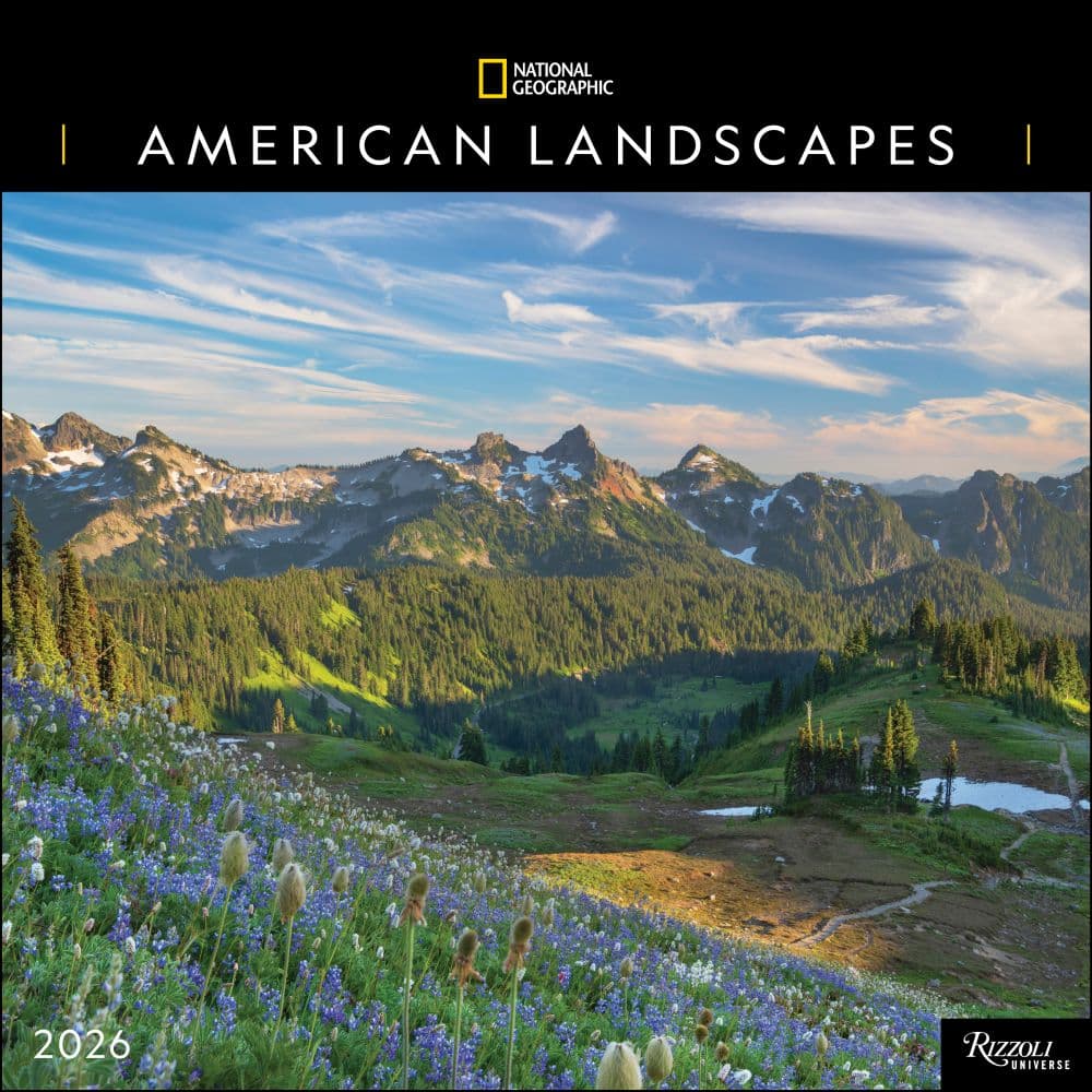 National Geographic American Landscapes 2026 Wall Calendar