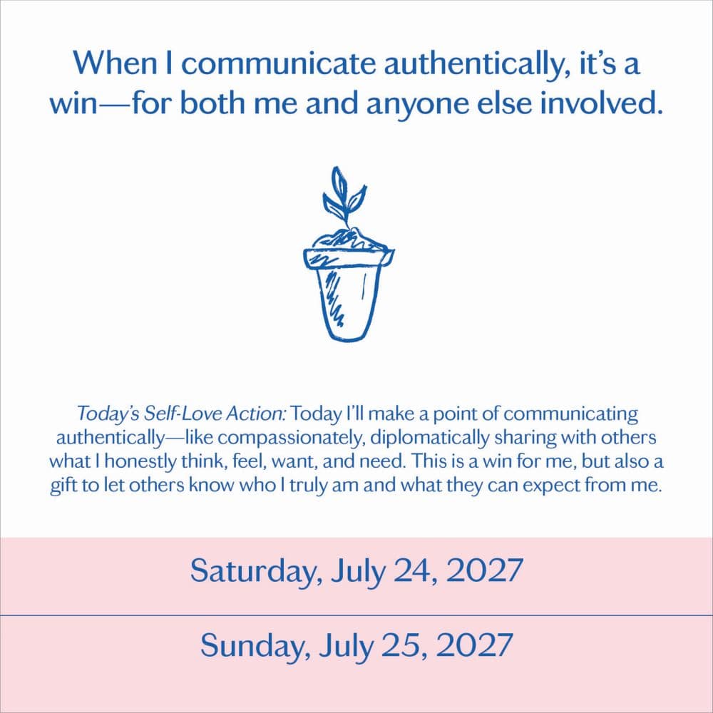 Year of Self-Love 2027 Page-A-Day Desk Calendar Third Alternate Image