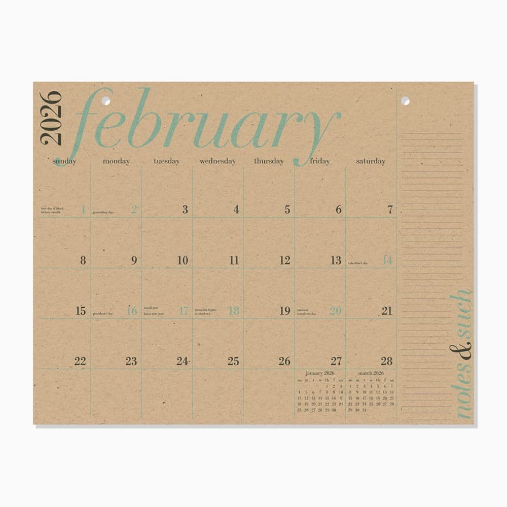 Great Big Poster 2026 Wall Calendar Fourth Alternate Image