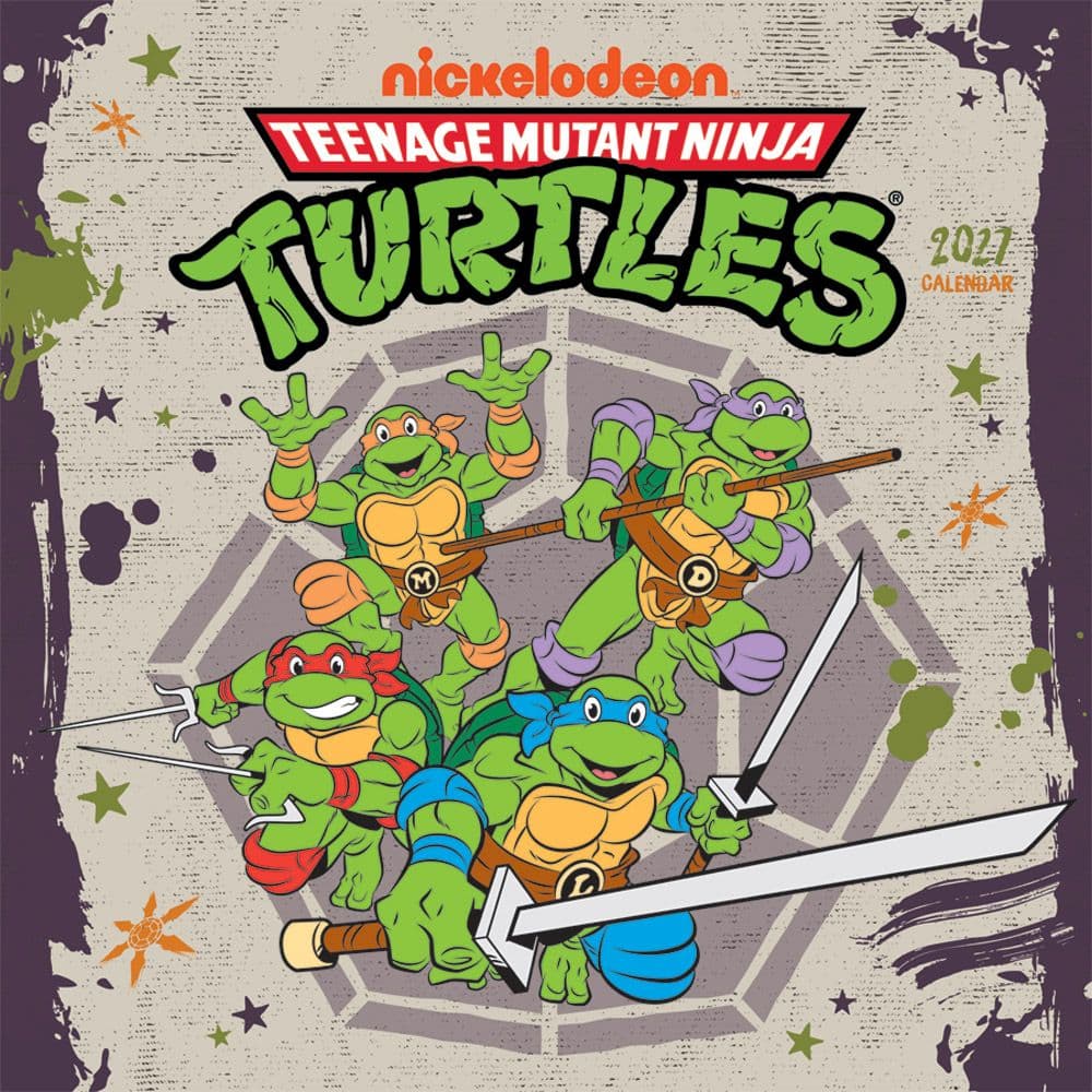 image TMNT Classic 2027 Wall Calendar Main Product Image