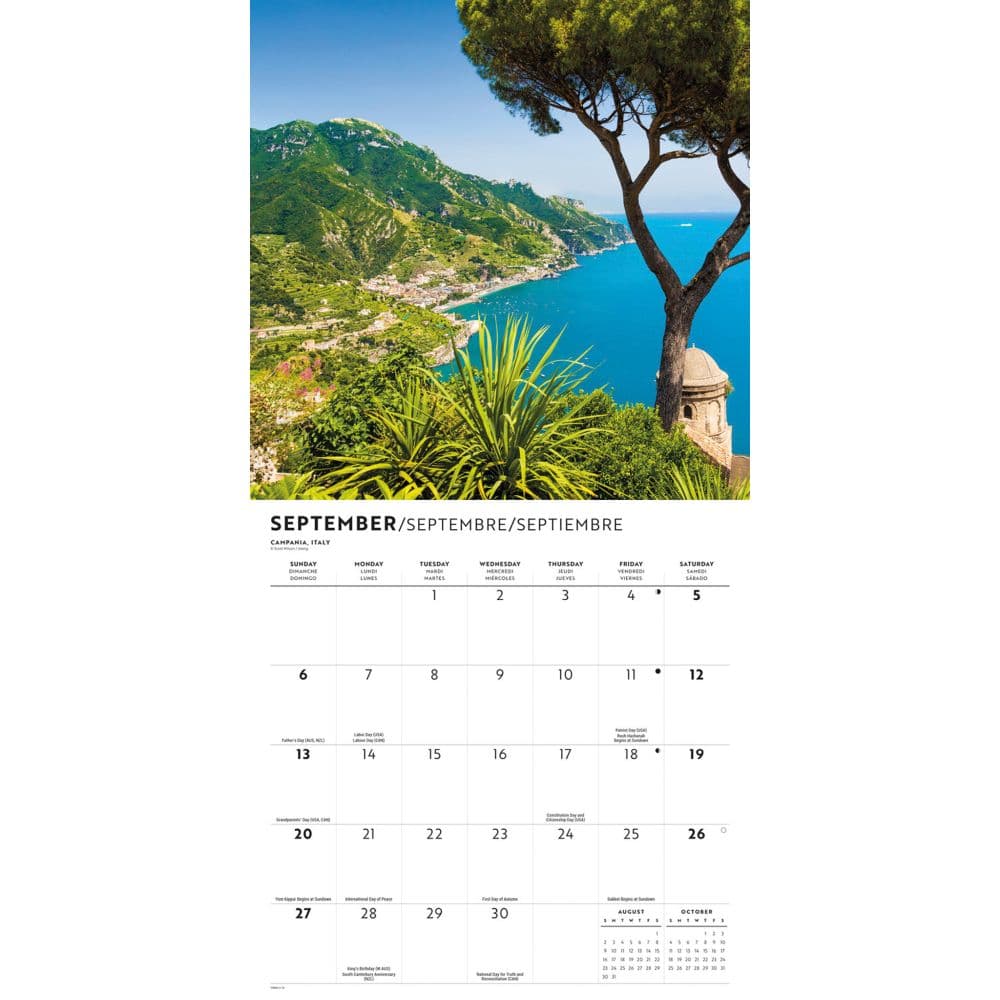 By The Sea Plato Special Value 2026 Wall Calendar Fourth  Alternate Image